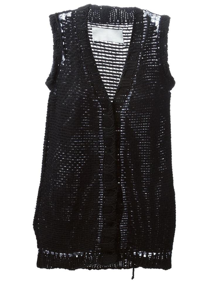 Maison Margiela Vintage 'white Label' Knit Waistcoat