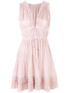 Ulla Johnson Bow Detail Dress - Pink & Purple