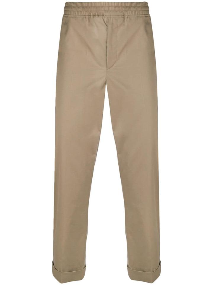 Neil Barrett Slim-fit Tailored Trousers - Brown