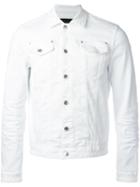 Dsquared2 Classic Denim Jacket, Men's, Size: 52, White, Cotton/spandex/elastane