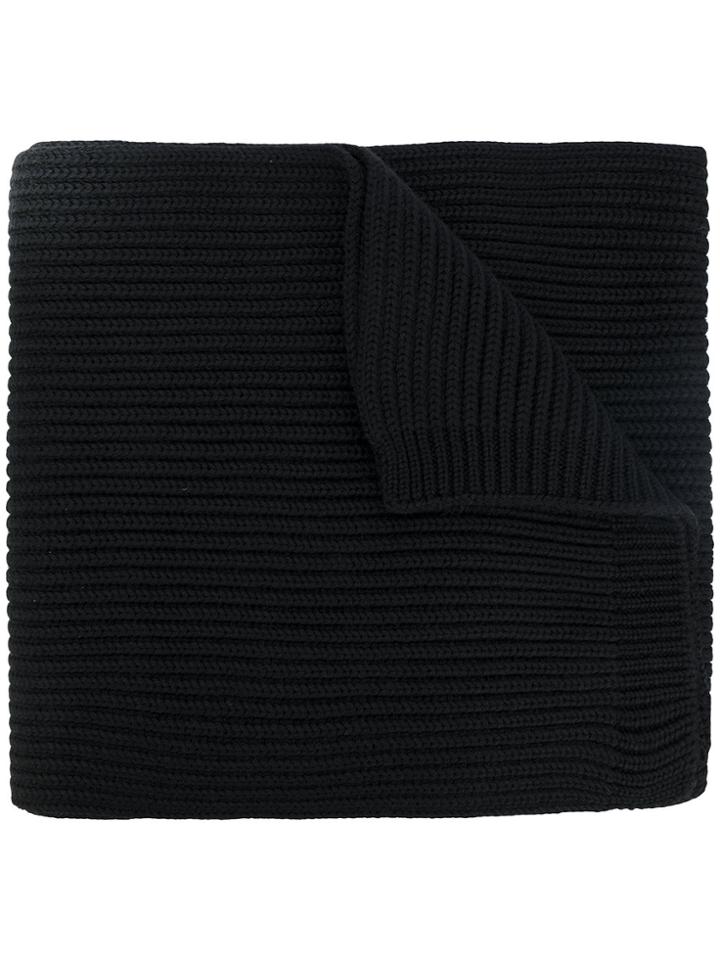 Dsquared2 Ribbed Scarf - Black