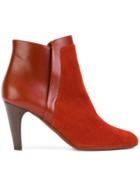 Michel Vivien Sabina Ankle Boots - Red