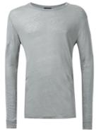 Iro Nafa T-shirt, Men's, Size: L, Grey, Linen/flax