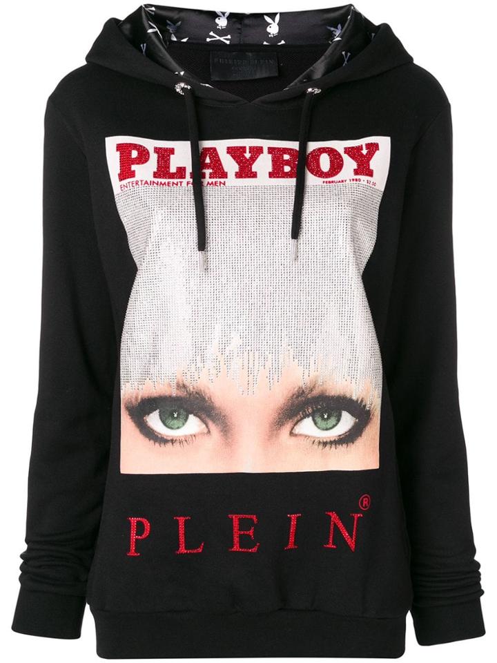 Philipp Plein Philipp Plein X Playboy Hoodie - Black