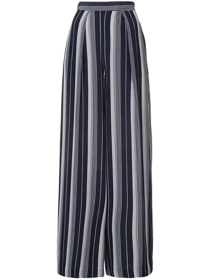 Zimmermann Wide-leg Striped Trousers - Blue