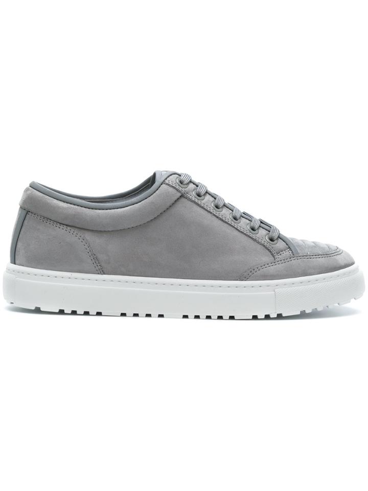 Etq. Low Top Lace-up Sneakers - Grey
