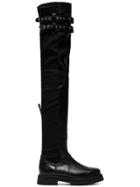 Marques'almeida Thigh High Buckled Army Boots - Black