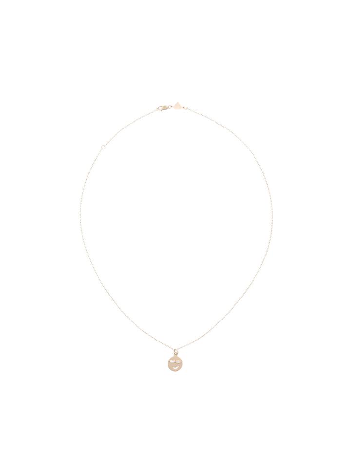 Alison Lou Medium Nerd Necklace - Metallic