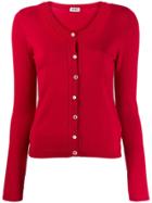 Liu Jo Classic Fitted Cardigan - Red