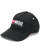 Diesel Logo Cap - Black