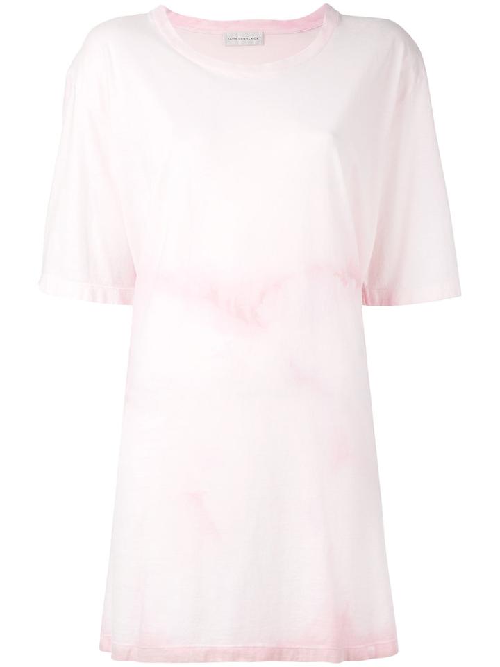 Faith Connexion - Long T-shirt - Women - Cotton - M, Pink/purple, Cotton