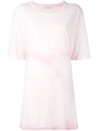 Faith Connexion - Long T-shirt - Women - Cotton - M, Pink/purple, Cotton