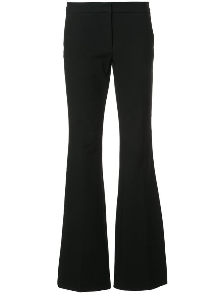 Tibi Slim Bootcut Trousers - Black