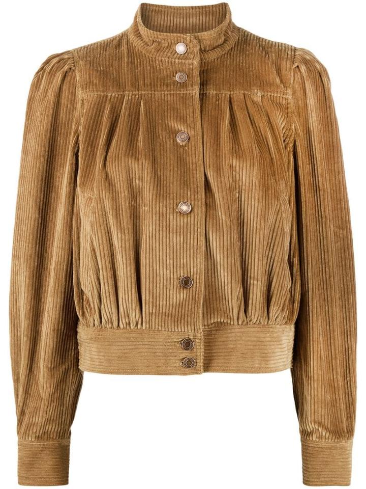 Marc Jacobs The Blouson Corduroy Jacket - Brown