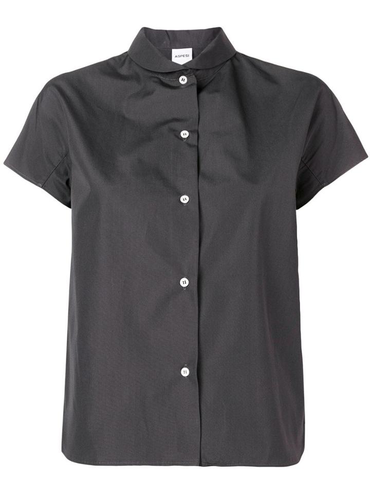 Aspesi Short-sleeved Shirt - Grey