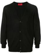 Hugo Hugo Boss V-neck Cardigan - Black