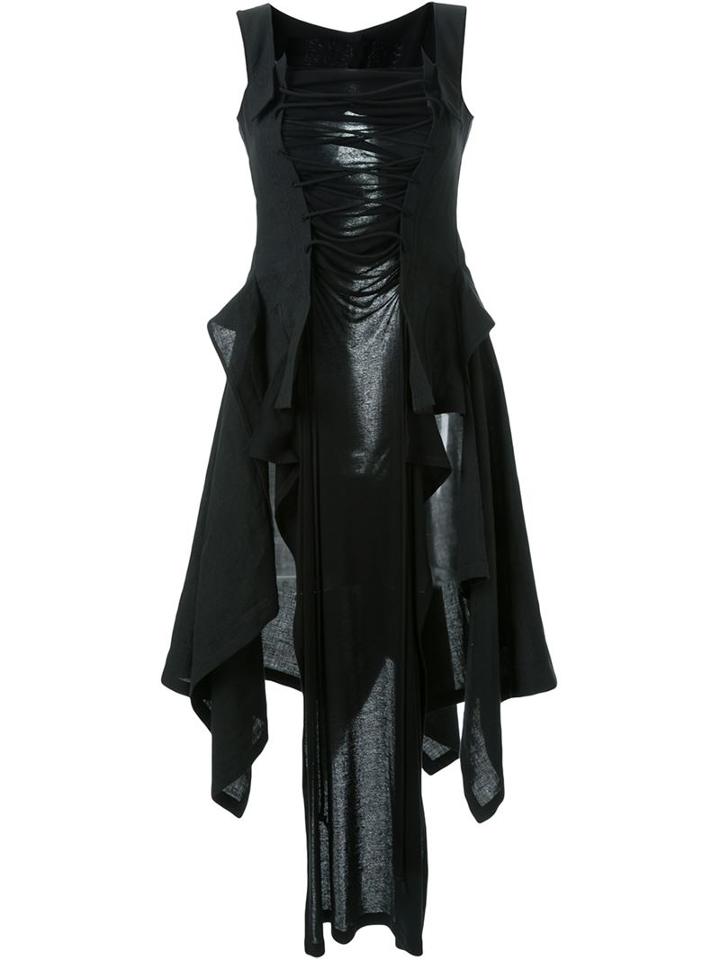 Yohji Yamamoto Corseted Deconstructed Dress