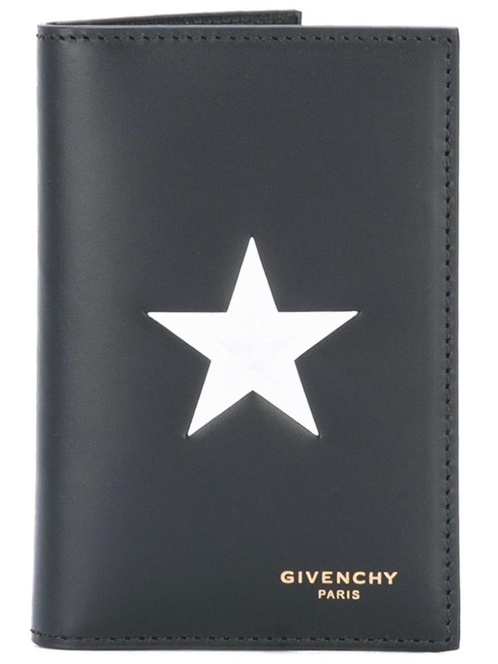 Givenchy Star Print Billfold Wallet - Black