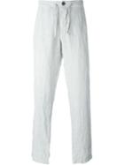 Stone Island Drawstring Trousers, Men's, Size: 36, Grey, Linen/flax