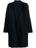Sofie D'hoore Oversized Open Front Coat - Blue