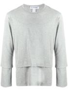 Comme Des Garçons Shirt Double Layered Shirt - Grey
