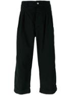 Société Anonyme Herringbone Cropped Jeans, Adult Unisex, Size: S, Black, Cotton