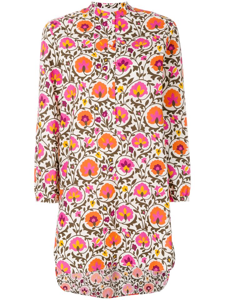 La Doublej Narciso Beach Shirt Dress - Multicolour