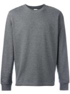 Sunspel Crew Neck Sweatshirt, Men's, Size: Medium, Grey, Cotton