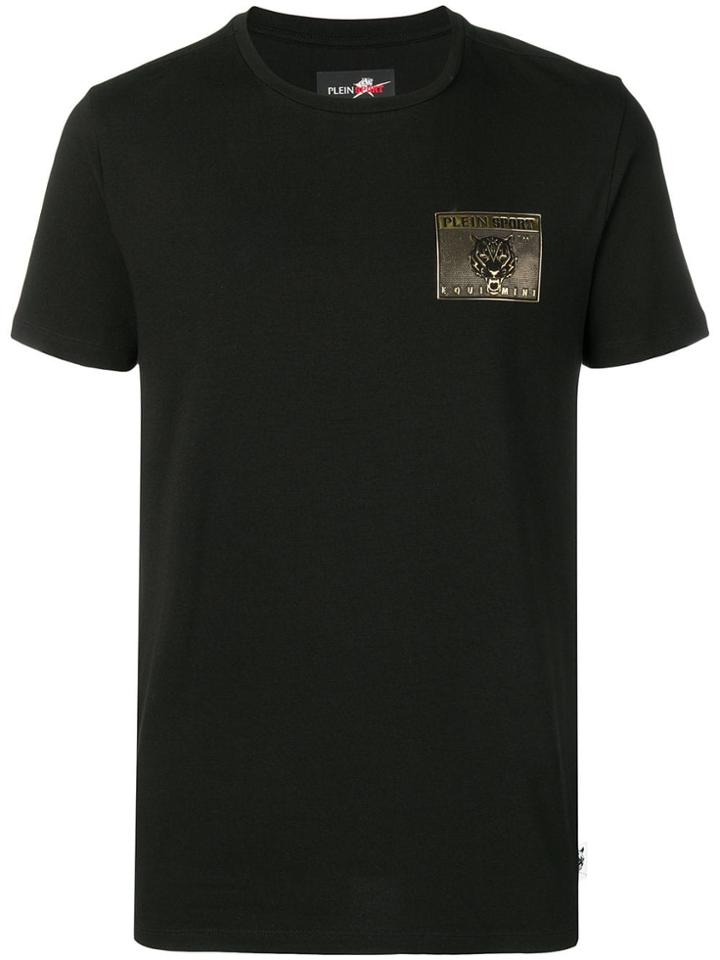 Plein Sport Logo Plaque T-shirt - Black