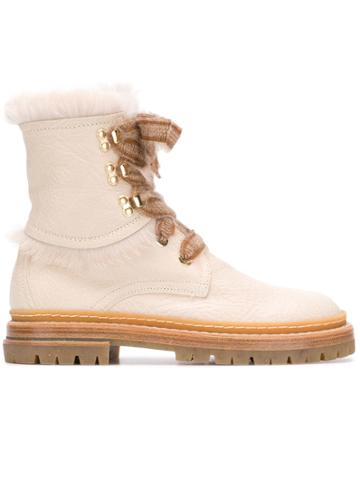 Agl Agl D717576muk6014b689 Ice-offwhite Calf Leather - Nude & Neutrals