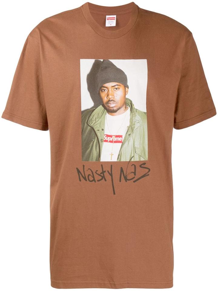 Supreme Nasty Nas T-shirt - Brown