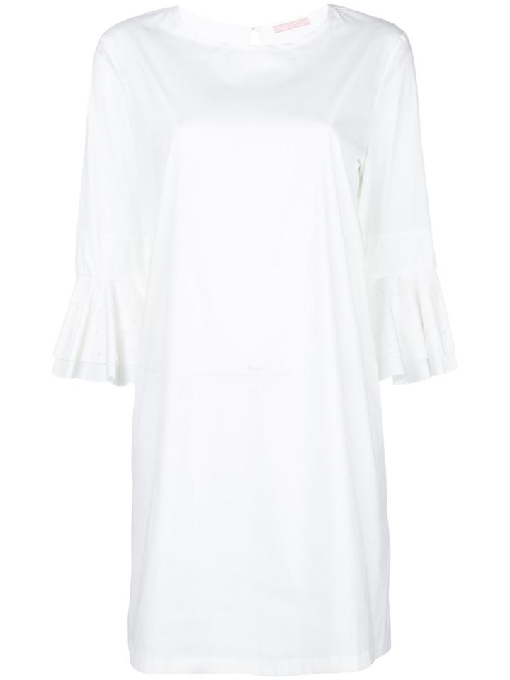 Kristina Ti Frill Cuff Mini Dress - White