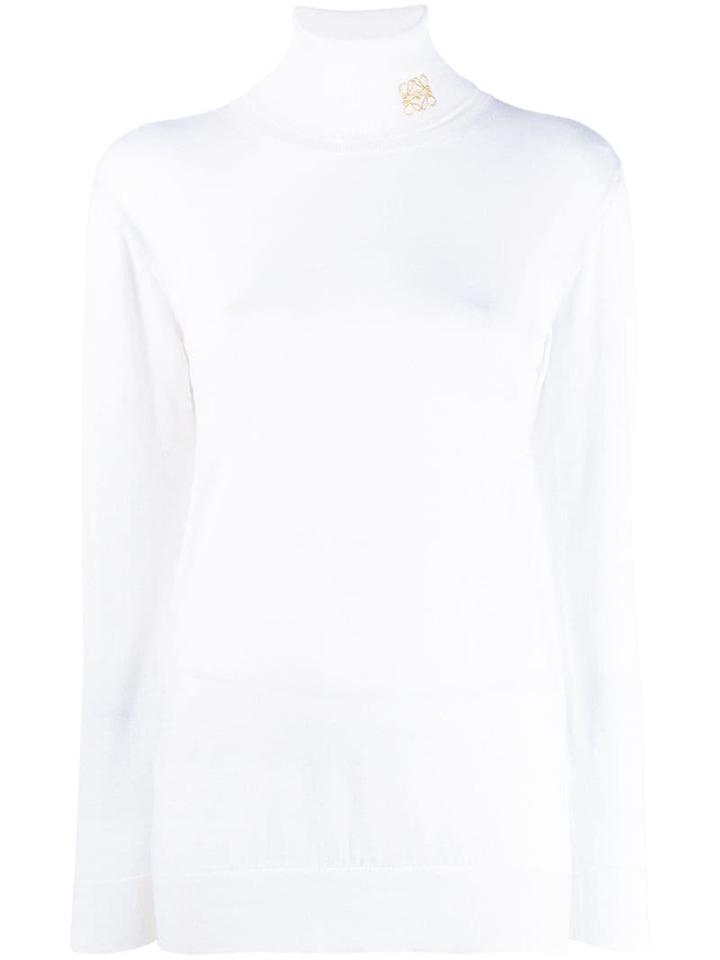 Loewe Anagram Turtleneck Sweater - Neutrals