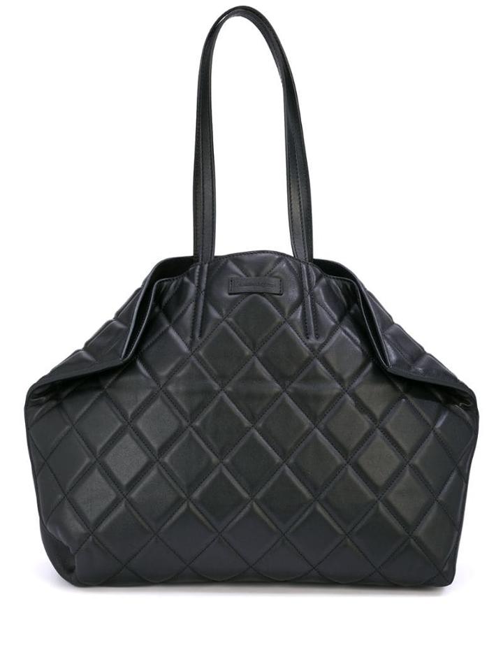 Alexander Mcqueen Quilted Tote - Black
