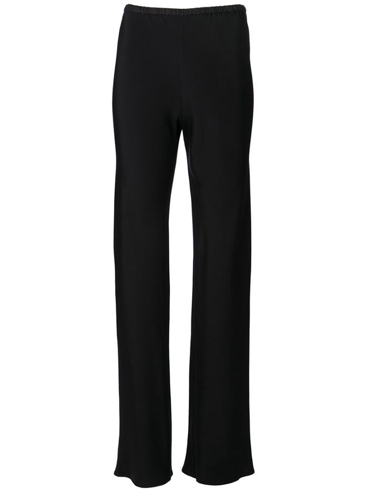 Peter Cohen Straight Trousers, Women's, Size: Xl, Black, Silk