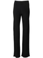 Peter Cohen Straight Trousers, Women's, Size: Xl, Black, Silk