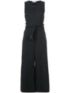 Lilly Sarti Tied Waist Jumpsuit - Black