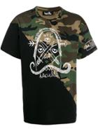 Haculla Stitched Panel T-shirt - Black
