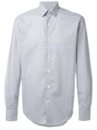 Lanvin Slim Fit Shirt, Men's, Size: 42, Grey, Cotton