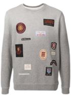 Kent & Curwen Logo Patch Sweatshirt - Grey