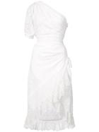 Ulla Johnson Embroidered One Shoulder Dress - White