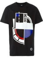 Ktz Front Print T-shirt, Men's, Size: Small, Black, Cotton