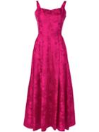 William Vintage Brocade Floral Gown - Pink & Purple