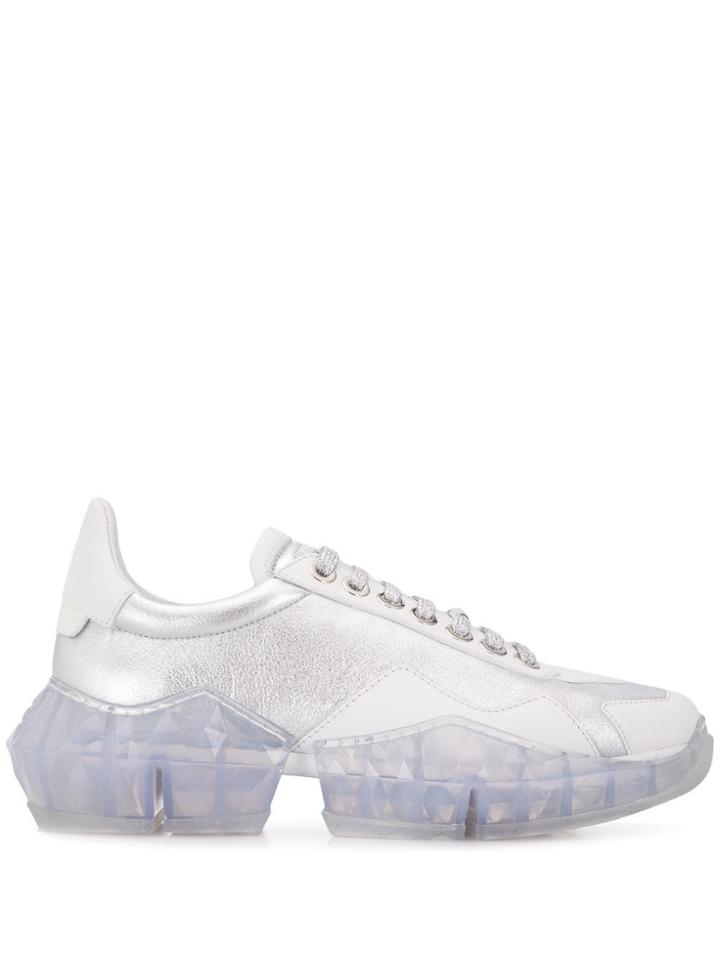 Jimmy Choo Diamond F Sneakers - White