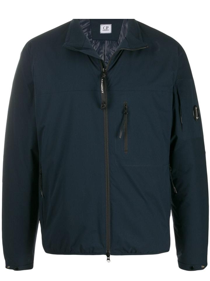 Cp Company Zipped Windbreaker Jacket - Blue