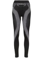 Misbhv High-waisted Sport Knit Leggings - Black