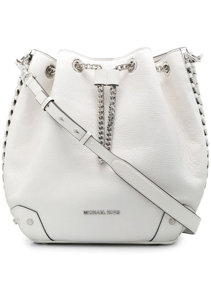 Michael Michael Kors Alanis Bucket Bag - White