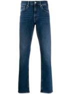 Calvin Klein Straight Leg Denim Jeans - Blue