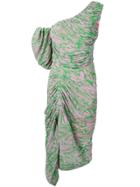 Preen By Thornton Bregazzi Floral Print One Shoulder Dress - Pink
