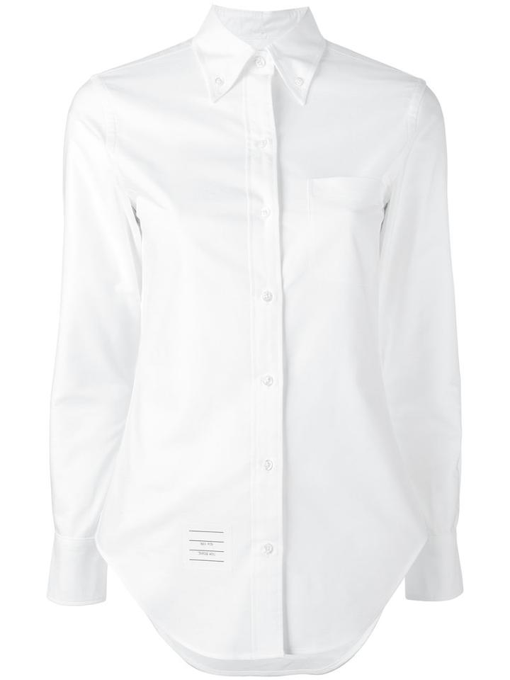 Thom Browne - Classic Button-up Shirt - Women - Cotton - 40, White, Cotton